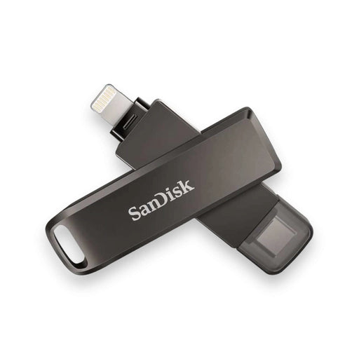SanDisk iXpand Flash Drive Lightning & Type-C - 256GB - for iPhone, iPad Pro, Mac, Type C devices. at TaMiMi Projects، Qatar.