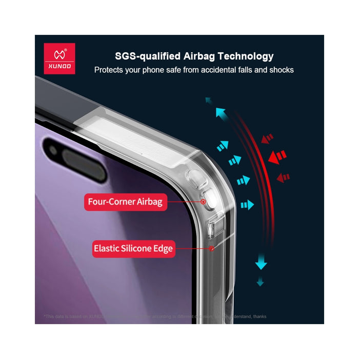 Xundd iPhone 17 Pro Case - Black, Made of Imported PC material with premium quality, Available now from TaMiMi Projects, Qatar.