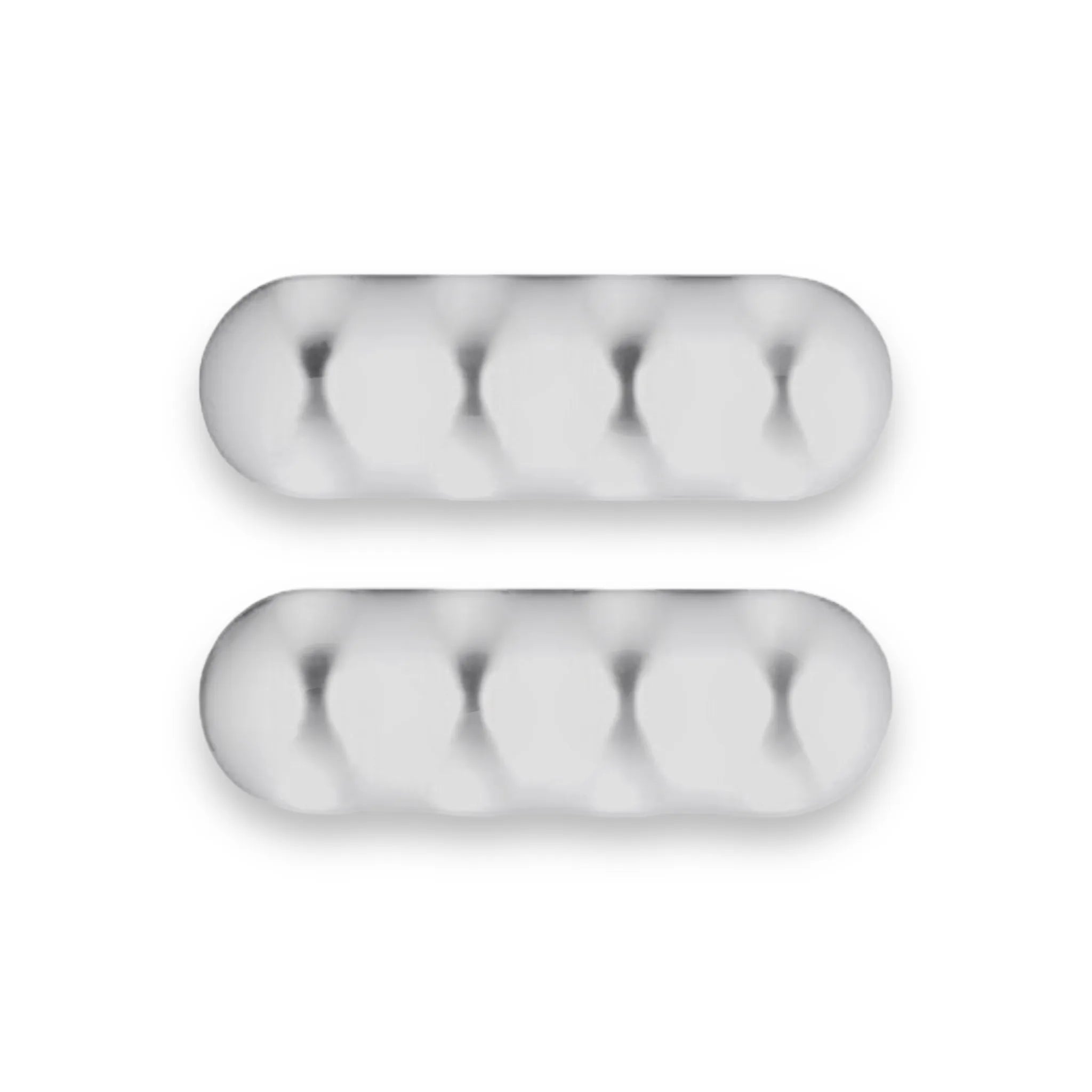 Blupebble Anchor Four Cable Management 2pcs - White Blupebble Anchor Four Cable Management 2pcs - White
