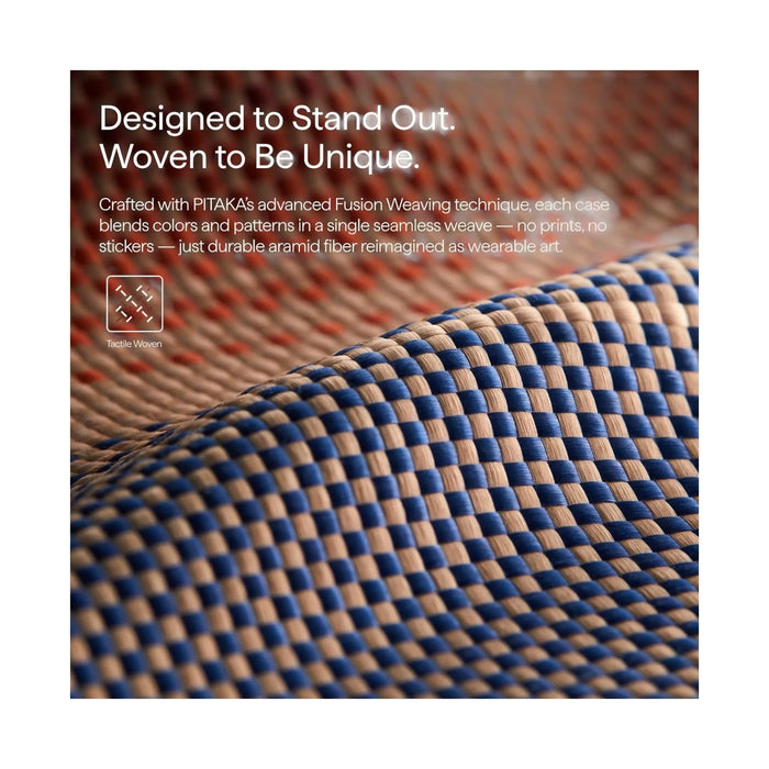 Pitaka iPhone Air Case - Sunset, Woven from ultra-strong aramid fiber
Available now from TaMiMi Projects in Qatar.