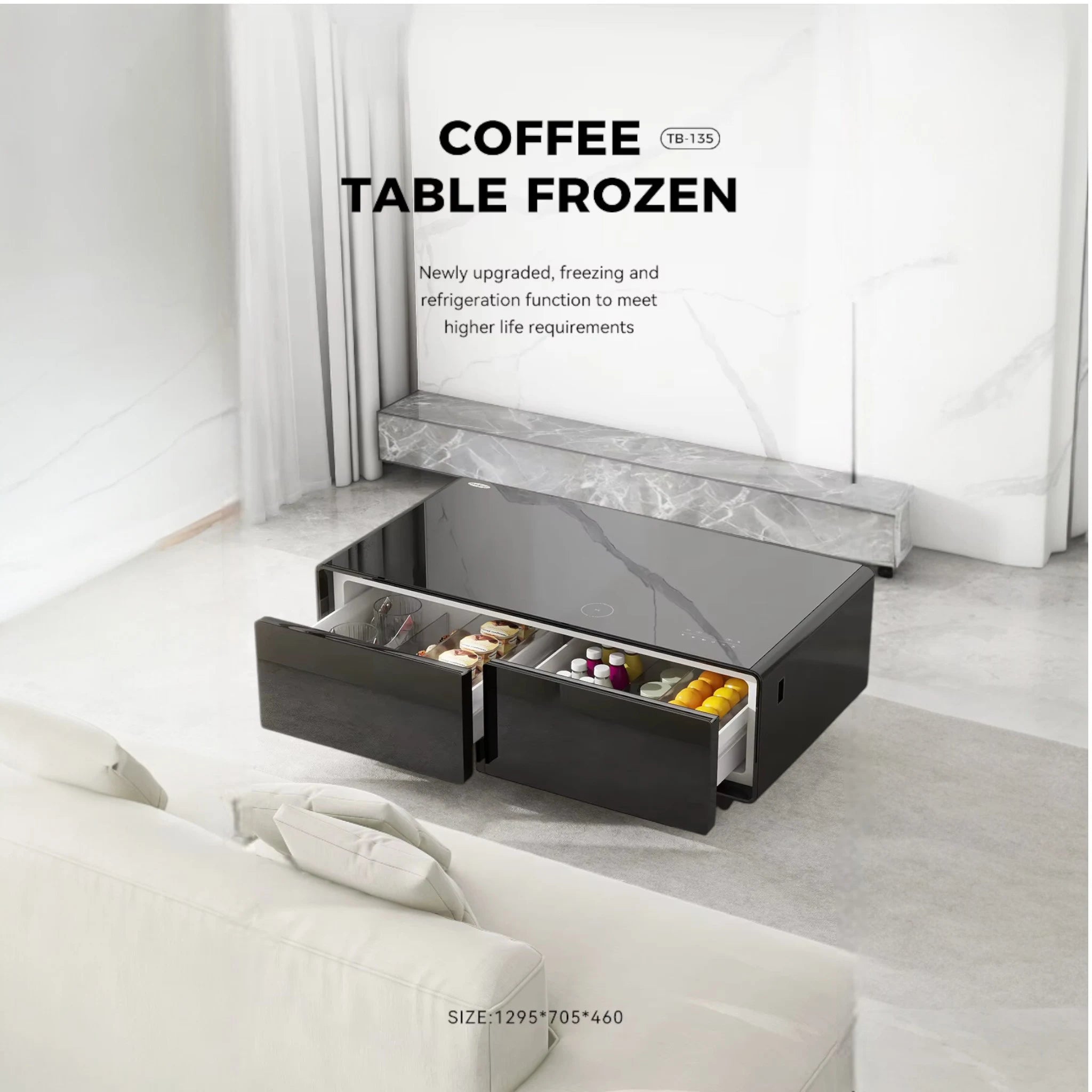 Smart Coffee Table - Refrigerator Smart Coffee Table - Refrigerator