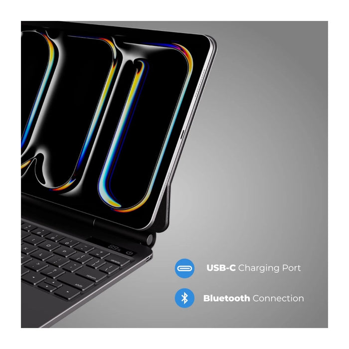 Blupebble Keyboard with Trackpad iPad Pro 13 2024 2025