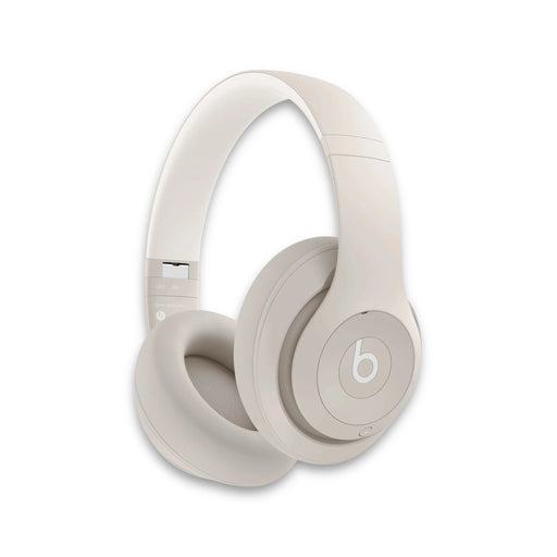 Beats Studio Pro Wireless Headphones in Sandstone, available now from TaMiMi Projects in Qatar.