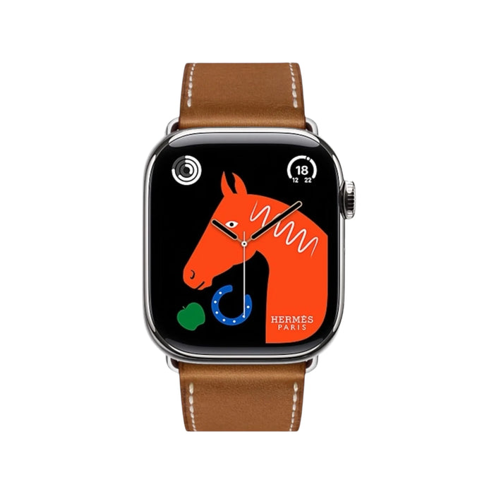 Hermès Apple Watch Band 45mm, Fauve Barénia| TaMiMi Projects