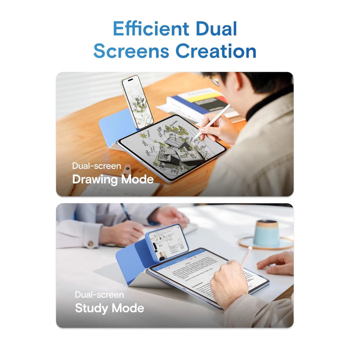 MOFT Dynamic Folio for iPad Pro 13" 
(M4 / M5) - Cement x Sapphire
Available now from TaMiMi Projects in Qatar.