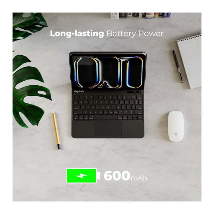 Blupebble Keyboard with Trackpad iPad Pro 11 2024 2025