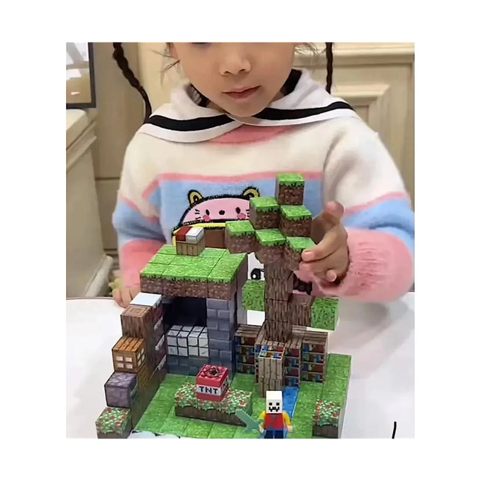 ‫احصل على مكعبات ماين كرافت المغناطيسية من تميمي بروجكتس في قطر. آمنة ومثالية لتنمية خيال الأطفال. 