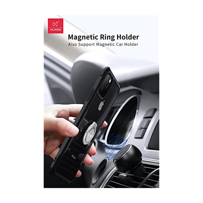 Xundd Ring Case for iPhone 15 Pro Max, Shockproof Magnetic Case, Ring Design Free Your Hand, at TaMiMi Projects in Qatar
