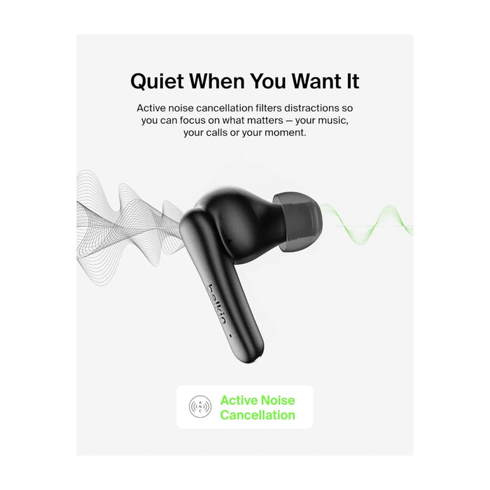 Belkin ANC Wireless Earbuds, Up to 28 hours battery life (8h + 20h with case)
TaMiMi Projects Qatar.