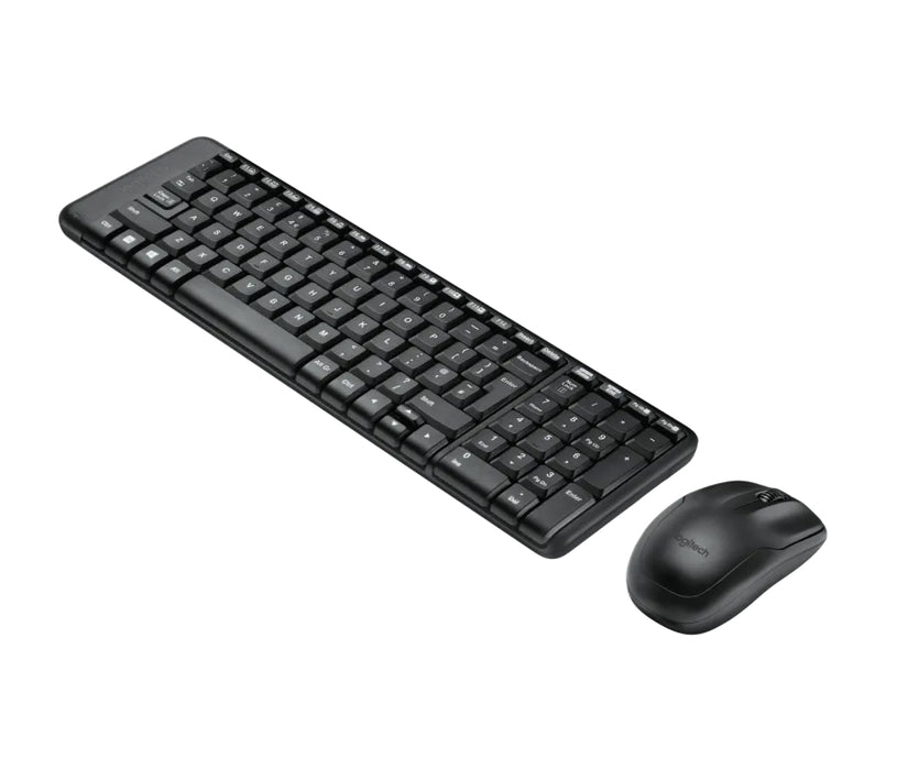 Logitech Mk220 Wireless Keyboard And Mouse Combo - Black - AR/EN