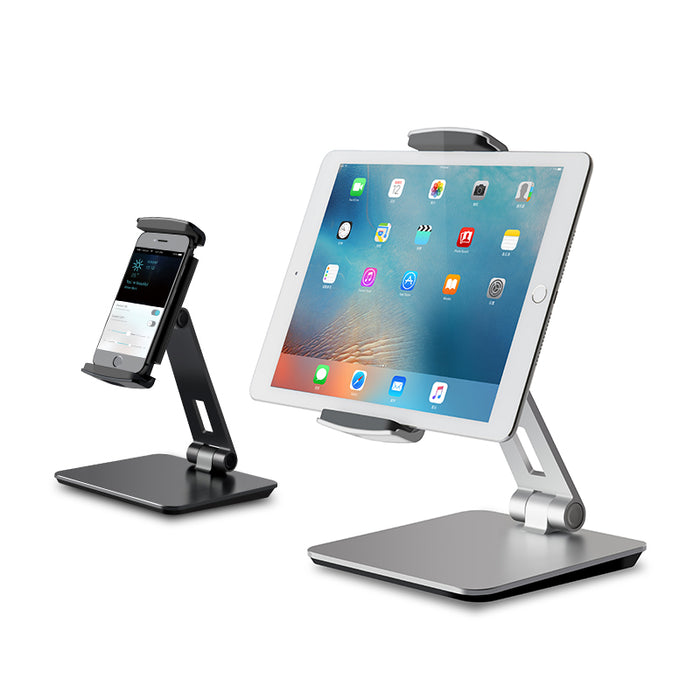 Adjustable Phone & Tablet Stand - Silver