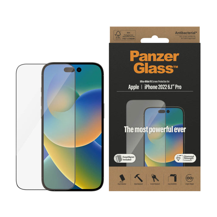 Get PanzerGlass حماية بانزر للايفون ١٤برو/ ايفون ١٥ - شفاف in Qatar from TaMiMi Projects