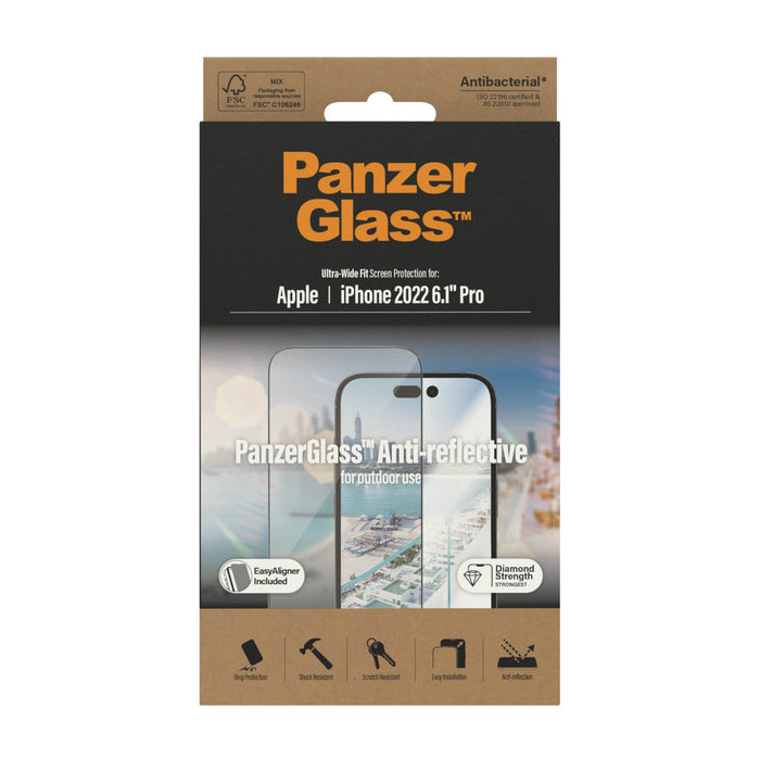 Get PanzerGlass حماية بانزر للايفون ١٤برو/ ايفون ١٥- ضد الإنعكاس in Qatar from TaMiMi Projects