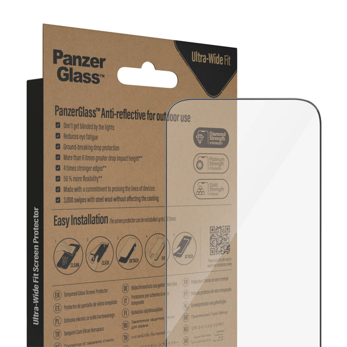 PanzerGlass™ for iPhone 14 Pro / iPhone 15 - Anti glare