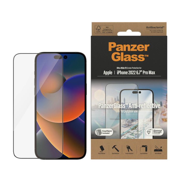 PanzerGlass™ for iPhone 14 Pro Max / iPhone 15 Plus - Anti glare