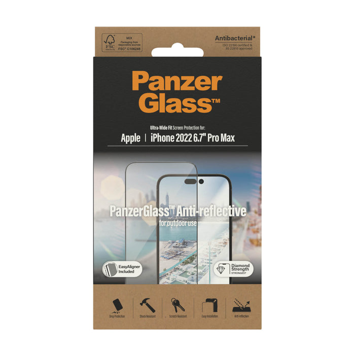 PanzerGlass™ for iPhone 14 Pro Max / iPhone 15 Plus - Anti glare