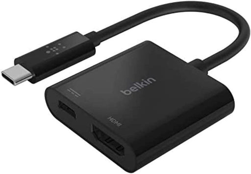 Get Belkin Belkin USB-C to HDMI Adapter + USB-C Charger in Qatar from TaMiMi Projects