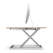 Adjustable aluminum standing desk riser from TaMiMi Projects in Qatar. ergonomic design, easy height adjustment, ideal for work and study