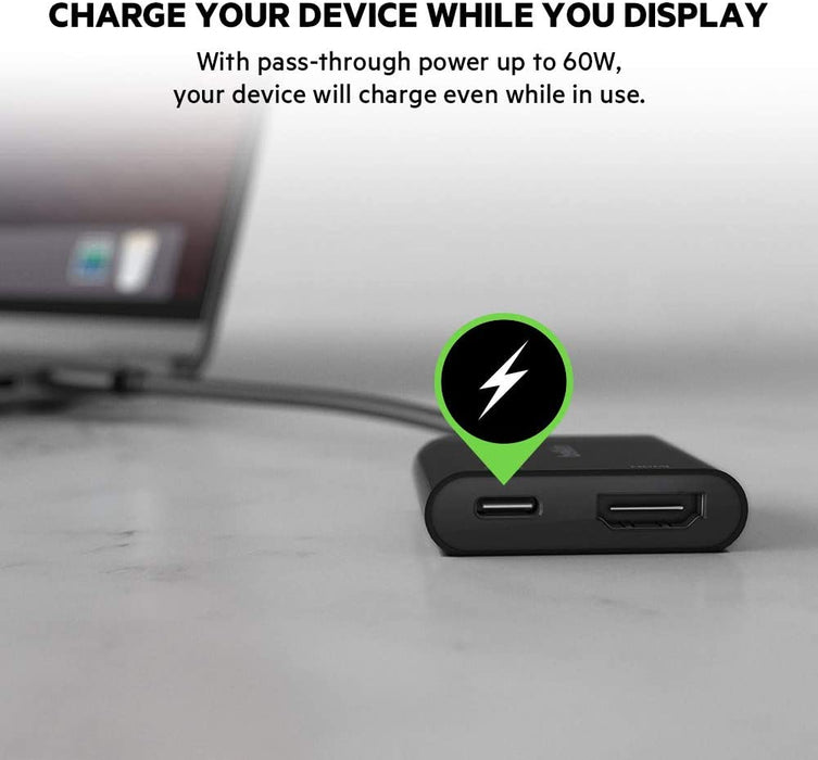 Belkin USB-C to HDMI Adapter + USB-C Charger