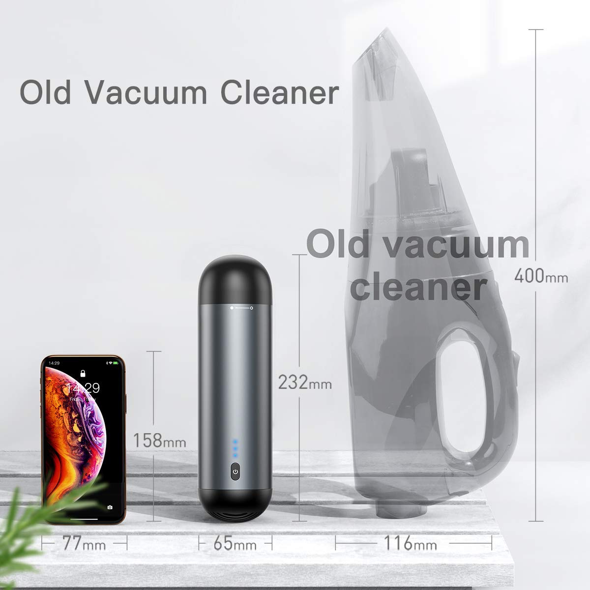 Baseus Handheld Vacuum - Black Baseus Handheld Vacuum - Black