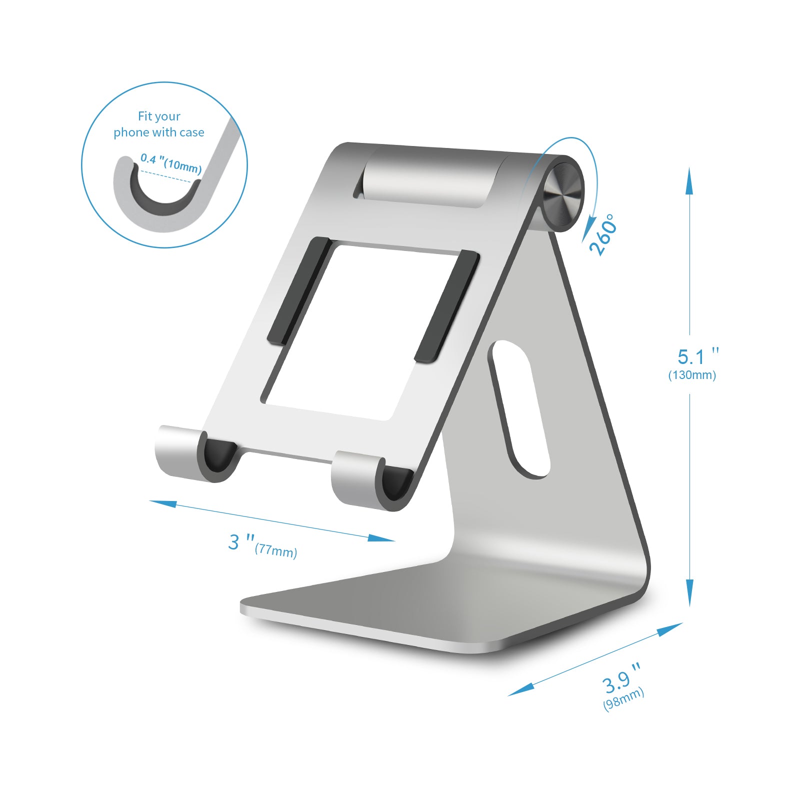 Adjustable Phone & Tablet Stand Adjustable Phone & Tablet Stand