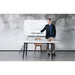 Adjustable aluminum standing desk riser from TaMiMi Projects in Qatar. ergonomic design, easy height adjustment, ideal for work and study