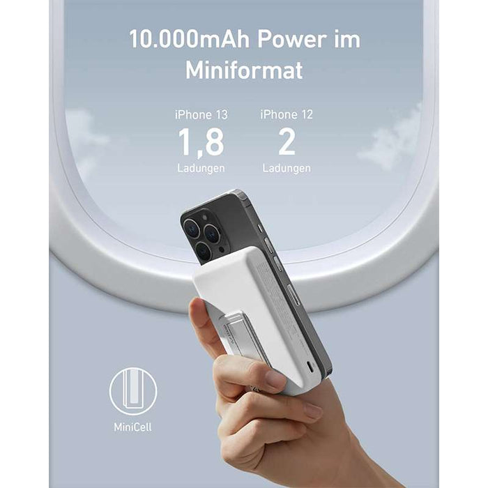 Anker 633 Magnetic Battery 10K - MagGo - White