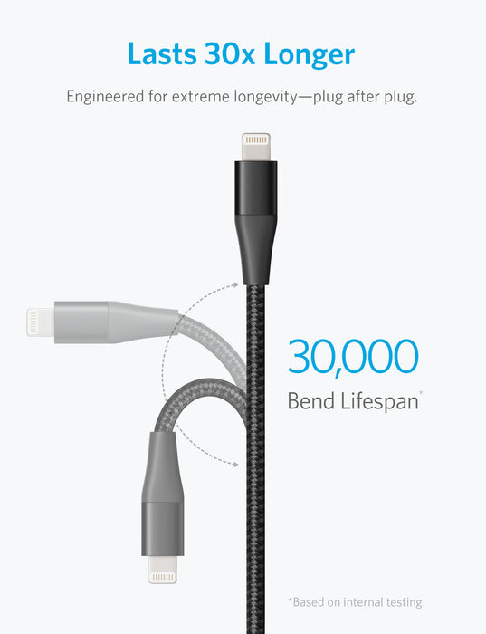 Anker Powerline+ II 3M Lightning - Black