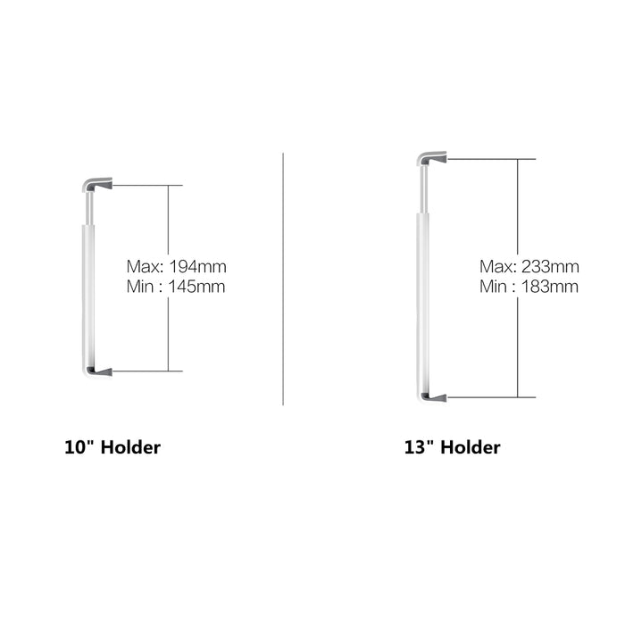 Aluminum Stand for 7 to 13inch Tablet - Silver