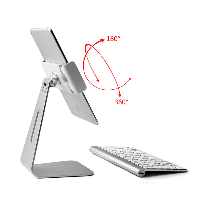 Aluminum Stand for 7 to 13inch Tablet - Silver