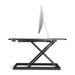 Adjustable aluminum standing desk riser from TaMiMi Projects in Qatar. ergonomic design, easy height adjustment, ideal for work and study