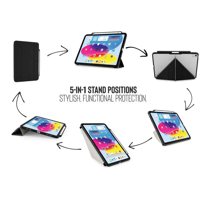 Pipetto iPad 10th Gen Origami Pencil Case - Black