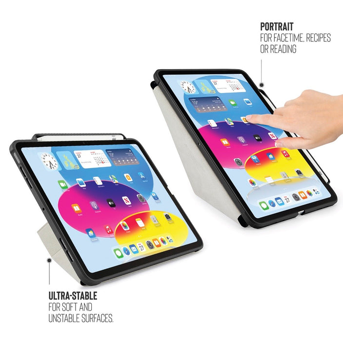 Pipetto iPad 10th Gen Origami Pencil Case - Black
