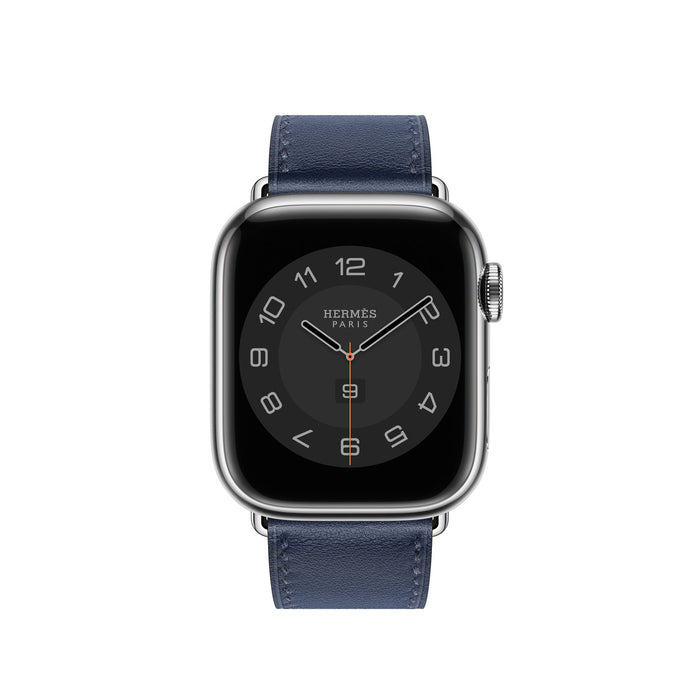 Apple Watch Hermès - Navy Swift Leather Single Tour - 41mm