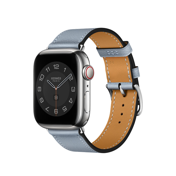 Apple Watch Hermès - Bleu Lin Single Tour - 41mm