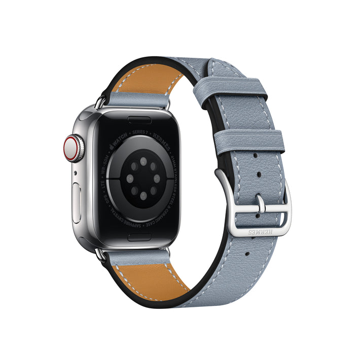 Apple Watch Hermès - Bleu Lin Single Tour - 41mm