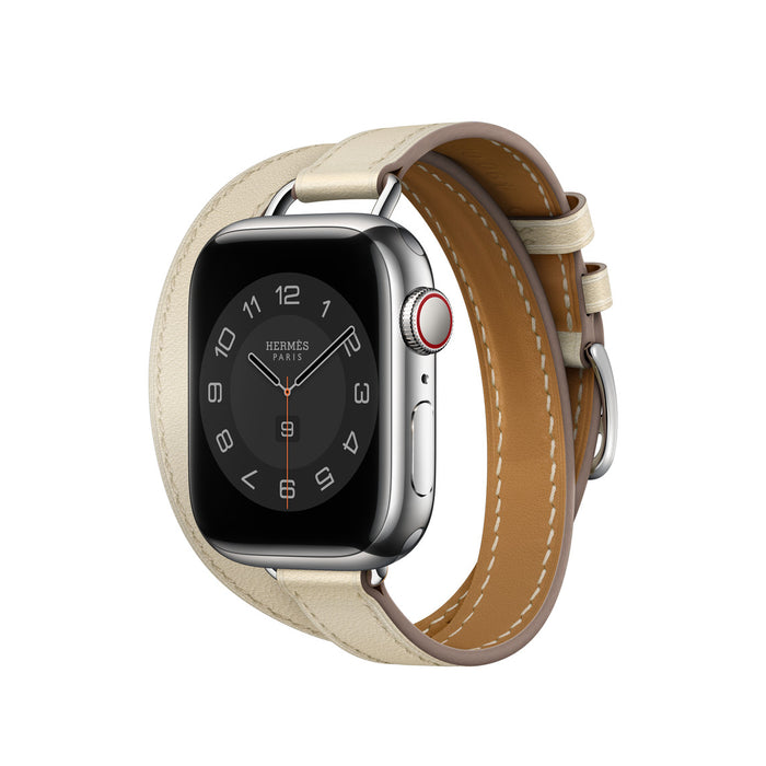 Apple Watch Hermès - Béton Swift Leather Attelage Double Tour - 41mm