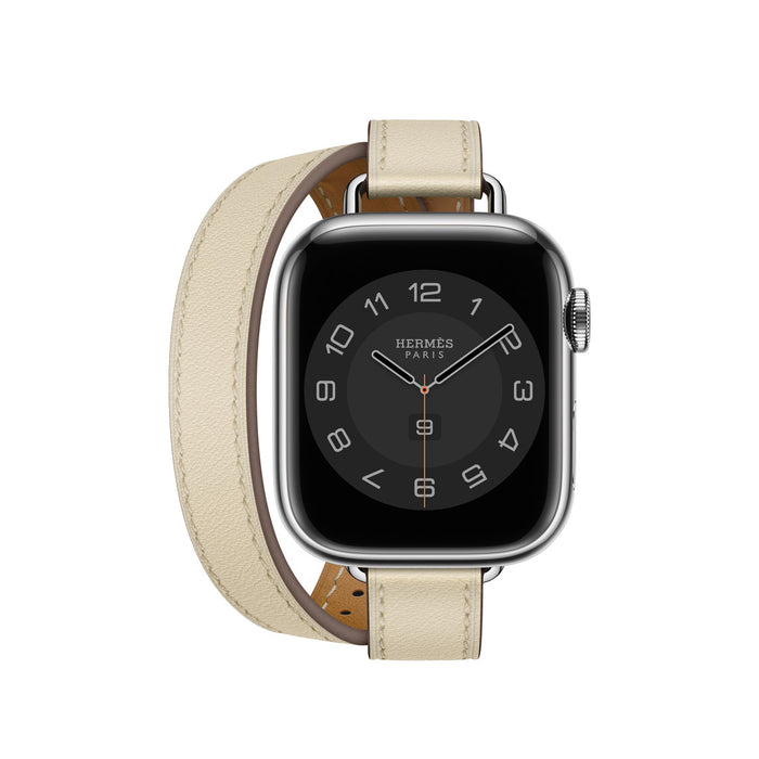 Apple Watch Hermès - Béton Swift Leather Attelage Double Tour - 41mm