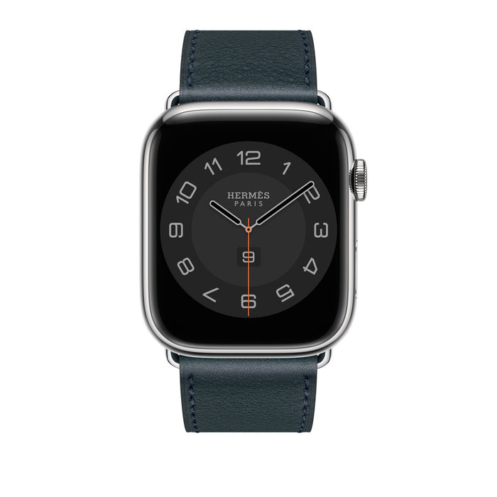 Apple Watch Hermès - Vert Rousseau Swift Leather Single Tour - 45mm