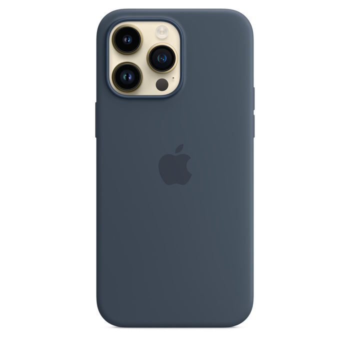 iPhone 14 Pro Max Silicone Case with MagSafe - Storm Blue