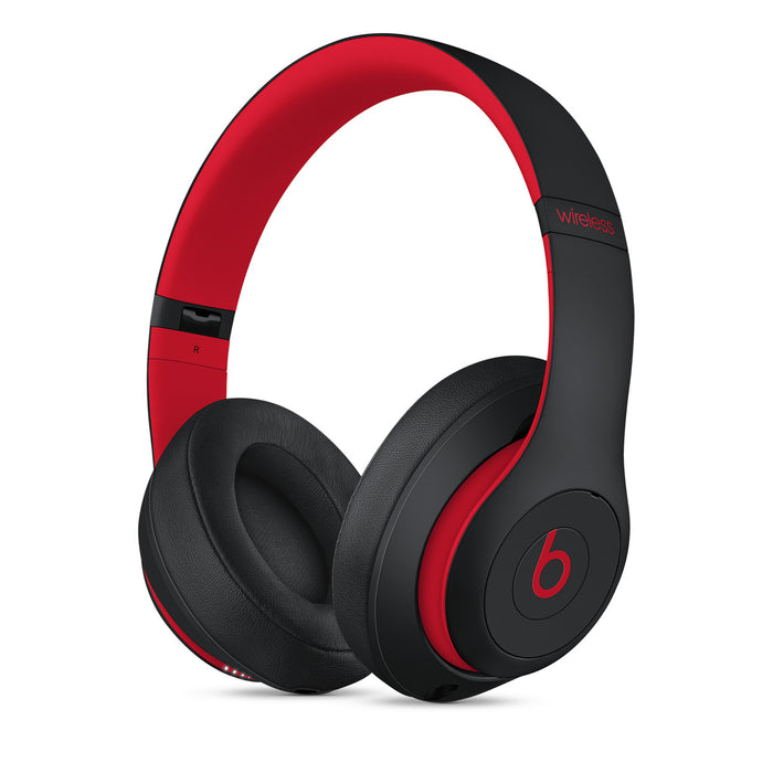 Beats Studio3 Wireless Over-Ear Headphones – Black & Red