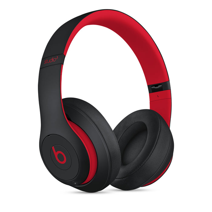 Beats Studio3 Wireless Over-Ear Headphones – Black & Red