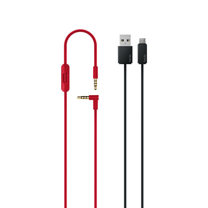 Beats Studio3 Wireless Over-Ear Headphones – Black & Red