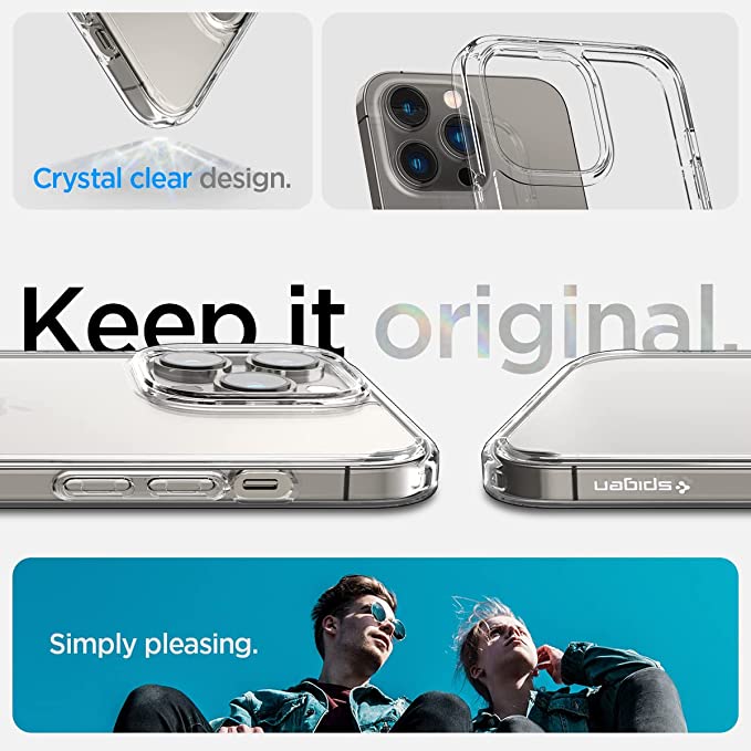 Spigen iPhone 14 Pro Case Crystal Hybrid -  Clear