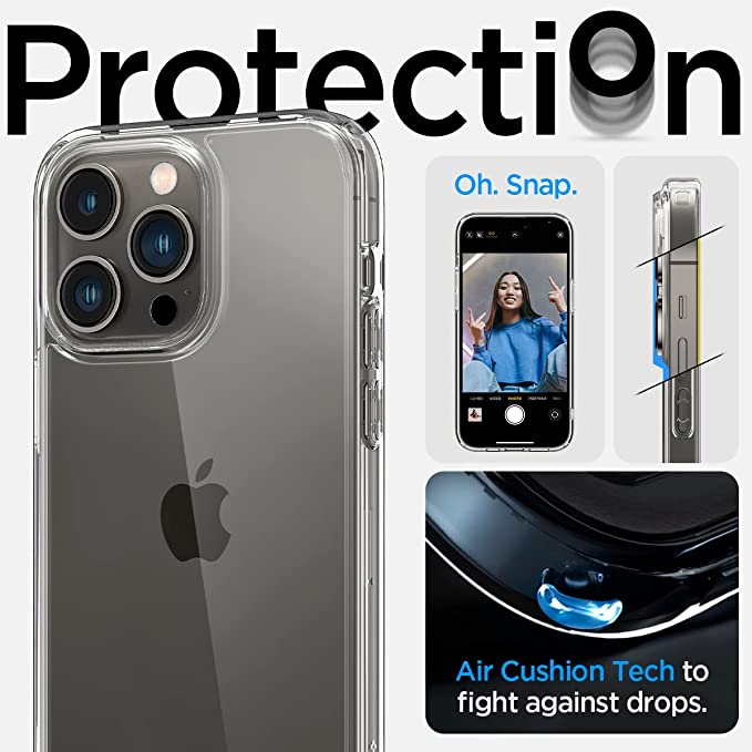 Spigen iPhone 14 Pro Case Crystal Hybrid -  Clear