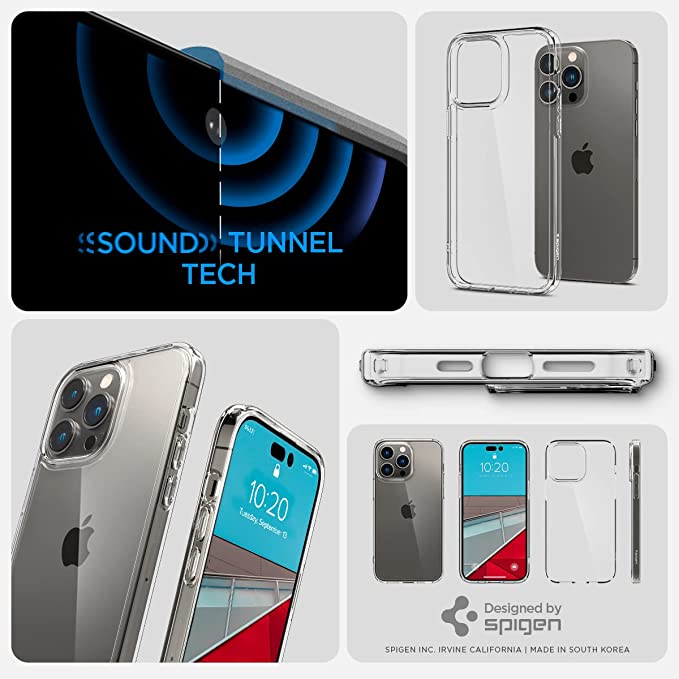 Spigen iPhone 14 Pro Case Crystal Hybrid -  Clear