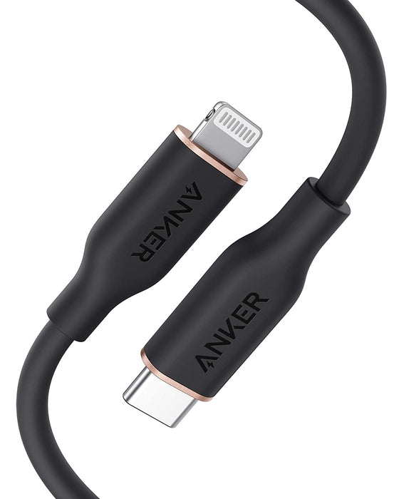 Anker Powerline III Flow, USB C to Lightning - 90cm - Black