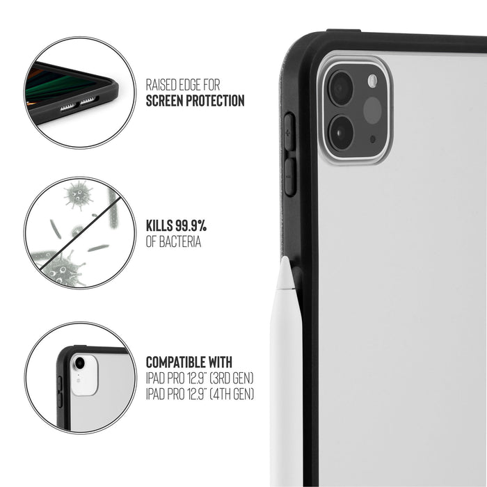Pipetto Origami No3 case for iPad Pro 12.9" with transparent back and 5-way foldable cover, at TaMiMi Projects in Qatar