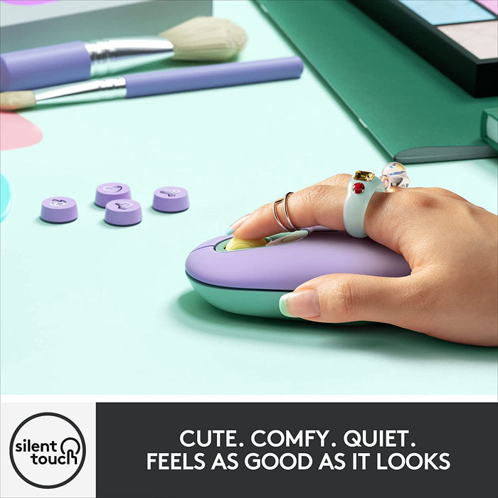 Logitech Pop Emoji Mouse - Daydream Mint