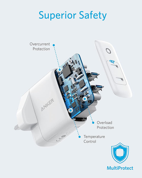 Anker PowerPort III Duo 40W - White